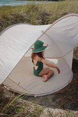Konges Sløjd - Beach Tent Pop Up Anti UV 50+ - Multi Hearts