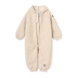 MINI A TURE - Adel teddy fleece jumpsuit - Sand Dollar