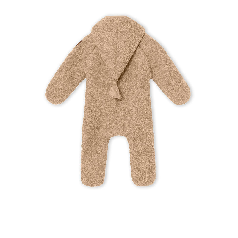 MINI A TURE - Adel teddy fleece jumpsuit - Savannah Tan