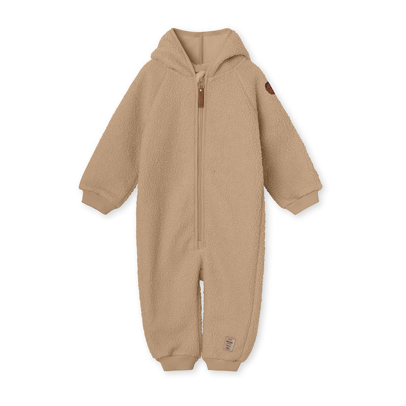 MINI A TURE - Adel teddy fleece jumpsuit - Savannah Tan