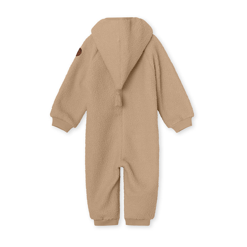 MINI A TURE - Adel teddy fleece jumpsuit - Savannah Tan