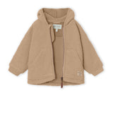 MINI A TURE - Liff teddy fleece jacket - Savannah tan