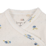Konges Sløjd - Minnie Newborn Body GOTS - Bonderose Blue