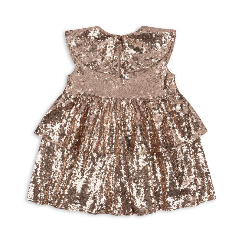 Konges Sløjd - Starla Sequin Dress - Gold Blush