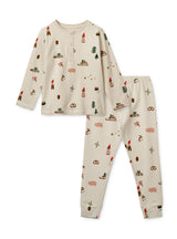Liewood - Wilhelm Printed Pyjamas Set - Holiday/Sandy