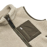 Liewood - Vada Pile Vest - Mist/Army Brown