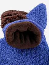 Bobo Choses - Sheepskin Color Block blue gloves