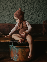 The Simple Folk - The Knit Romper - Mocha