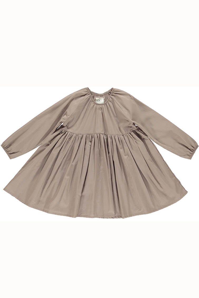 GRO - Alvida Volume Dress - Light Grey