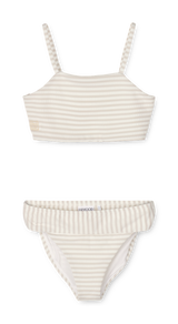 Liewood - Lucette seersucker bikini set - Crisp White/Sandy