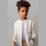 MarMar - Tago T-shirt - Space Blue Stripe
