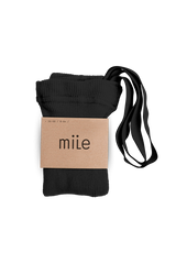 Mile - Tights with Braces - Black