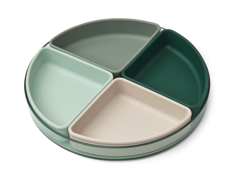 Liewood - Shawn Divider Plate - Peppermint Mix