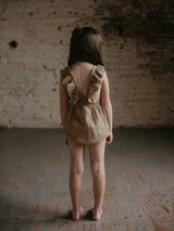 The Simple Folk - The Ruffle Romper - Sand