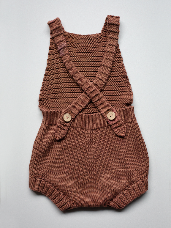 The Simple Folk - The Knit Romper - Mocha